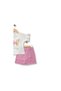 Atabay 196-04-25 Girl's Suit Shorts with Skirt with Flowers Butterfly Print 6/18 Months - 4