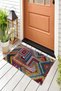 Colorful Square Pattern Decorative Door Mat - 2
