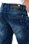 Cd838 Flashy Regular Men's Jean Trousers - 4