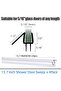 Larora Shower Door Bottom Seal, 4-Pack Frameless Glass Shower Door Seal Strip, 4 Section Segmented I - 3