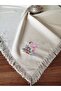 مفرش طاولة من القماش الأصلي المطرز مقاس 105 × 105 سم من Buldan Cendere - 5