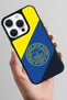 iPhone 15 Pro Compatible Fenerbahçe Flag Mono Crest Licensed Phone Case - 4