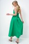 Green Rope Strap Maxi Length Summer Dress with Tie Back Detail Alc-X13471 - 3