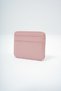 Women's Powder Pink Faux Leather Mini Card Holder Alc-X14079 - 2