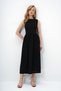 Black Hidden Zipper Sleeveless Premium Guipure Dress Alc-X14143 - 2