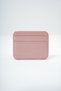 Women's Powder Pink Faux Leather Mini Card Holder Alc-X14079