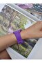 Silicone Band Purple Women's Wristwatch - 3