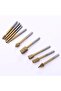 10 Pieces Hss Titanium Router Bit Set For Wood Moulder 3mm Shank For Dremel Similar Engraving Machine