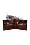 Delhi Leather Slim Brown Men's Wallet with Coin Compartment - 6