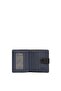 Genuine Leather Card Holder with Money Compartment 2481-black-parlement - 3