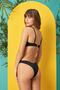 One Shoulder Form Bikini Single Top 219103 Black - 2