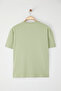 Mint %100 Pamuk Oversize/Geniş Kesim Slogan Nakışlı Örme T-Shirt TWOSS25TS00161 - 7