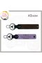 Safe Driving 2-Keychain with Biker Buddies, Name Plate and 0 Rh (-) Blood Type Written, Purple -Coffee