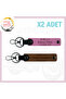 Light Brown-Pink, for Motorcycle Lovers, 2-Piece Keychain with Nameplate and B Rh (+) Blood Group Lettering