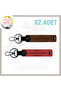 Pomegranate Flower-Light Brown, Biker Style, Nameplate and 0 Rh (-) Blood Type Lettering Engine 2-Piece Keychain