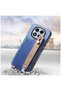 Xiaomi Poco X7 Compatible Case Zebana 2in1 Best Leather Case with Card Holder Blue - 2