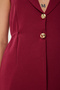 Stylish Buttoned Knitwear Vest Claret Red Ldp0039 - 4