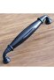Porcelain Black 96 mm Furniture Kitchen Handles Drawer Cabinet Handles Lid Handle Handle Cabinet - 4