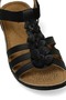 157362.Z5FX Black Women's Flat Sandals - 7