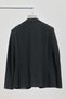 Frenco Men's Anthracite Stretch Fabric Diagonal Patterned Slim Fit Blazer Jacket (Large Size - Oversized) - 4