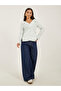 Striped Notch Lapel Wrap Top with Tie Detail - 2