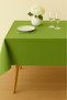Luna Series Velvet Textured Table Cloth - Leaf Green
