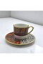 Patterned Coffee Cup Set for 6 People