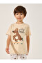 Printed Round Neck T-Shirt and Pyjama Set - 2