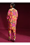 Floral Printed V Neck Tunic and Trousers Co-Ords - 3