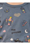 All-Over Print Round Neck T-Shirt and Pyjama Set - 4