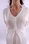 Cotton Maternity Nightgown with Breastfeeding Feature Effortt - Ecru - 7