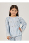 All-Over Print Round Neck T-Shirt and Pyjama Set - 2