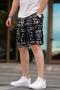 Panel Printed Black Capri 2408 - 3