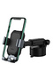 Tank Gravity Car Mount With Suction Cup One-hand Use, Adjustable Arm - Black