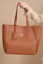 Sofia Magnetic Closure Large Women's Shoulder Handbag with Wide Zipper Compartment - 2