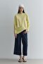 Long Sleeve Basic Sweat Yellow - 4