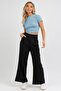 Baby Blue Basic Crop Women's T-Shirt Mg1772 - 2