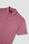 Cotton Lyocell Polo Shirt with Buttons - 5