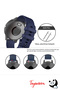 Watch Gt4 41mm Compatible Cord Dotted Patterned Black Silicone Strap - 3