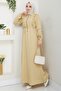 Ansel Ruffle Dress 1368 - Beige - 3