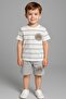 Boy's Summer Suit with Bottom Top Shorts