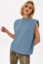 Mad Girls Blue Padding T-Shirt Mg900