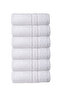 White Hotel, Hand, Face, Head Towel 50X100 cm Set of 6 Cotton - 2