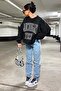 Mad Girls Black Women's Sweatshirt Mg922 - 3