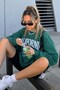 Mad Girls Khaki Sweatshirt Mg1112 - 7