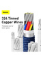 Crystal Shine Series Fast Charging Data Cable Type-C to Type-C 100W 1.2m - Blue - 6