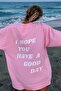 Mad Girls Pink Back Printed Sweatshirt Mg1219