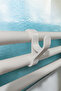 4Pcs Towel Rack, Honeycomb Bathroom Kitchen Robe Towel Rack with Hook - 2