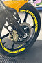 For Tvs Raider Flat Yellow Raider Lettering Yellow Color Wheel Rim Strip Sticker (8 Pieces) - 4