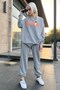 Mad Girls Gray Tracksuit Mg944 - 2